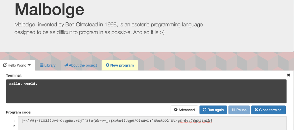 🤯 Wonder How Long It Would Take to Learn a Programming Language? Do Not Start with the Esoteric one:&nbsp;Malbolge!